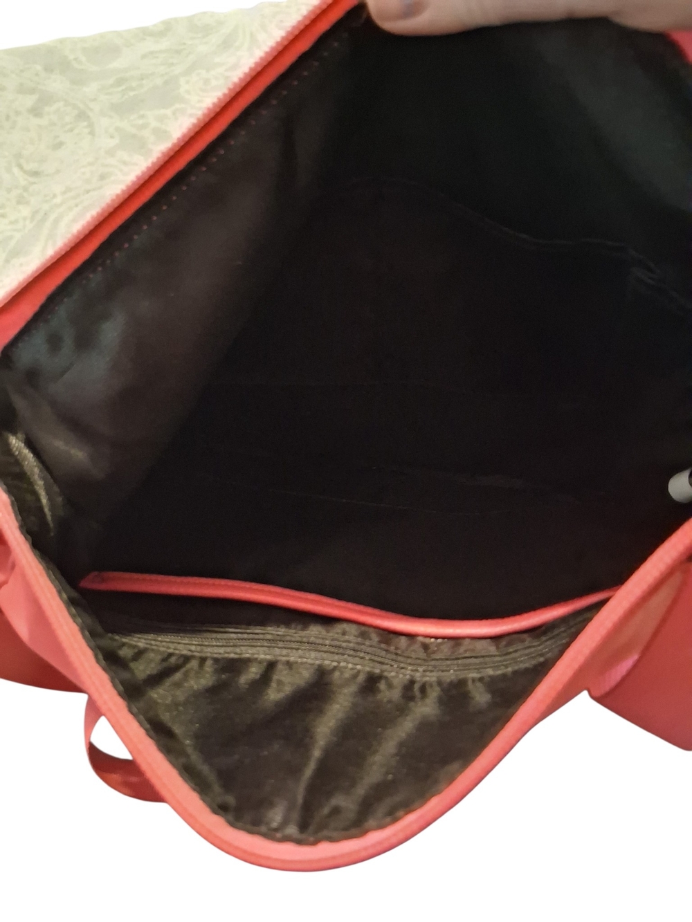 Samantha Brown Hot Pink Crossbody Bag with Floral Wristlet And Fob - Picture 11 of 11